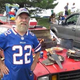 Pinto Ron with his fiendish delights, including the bacon saw blade on the hood of the Pinto